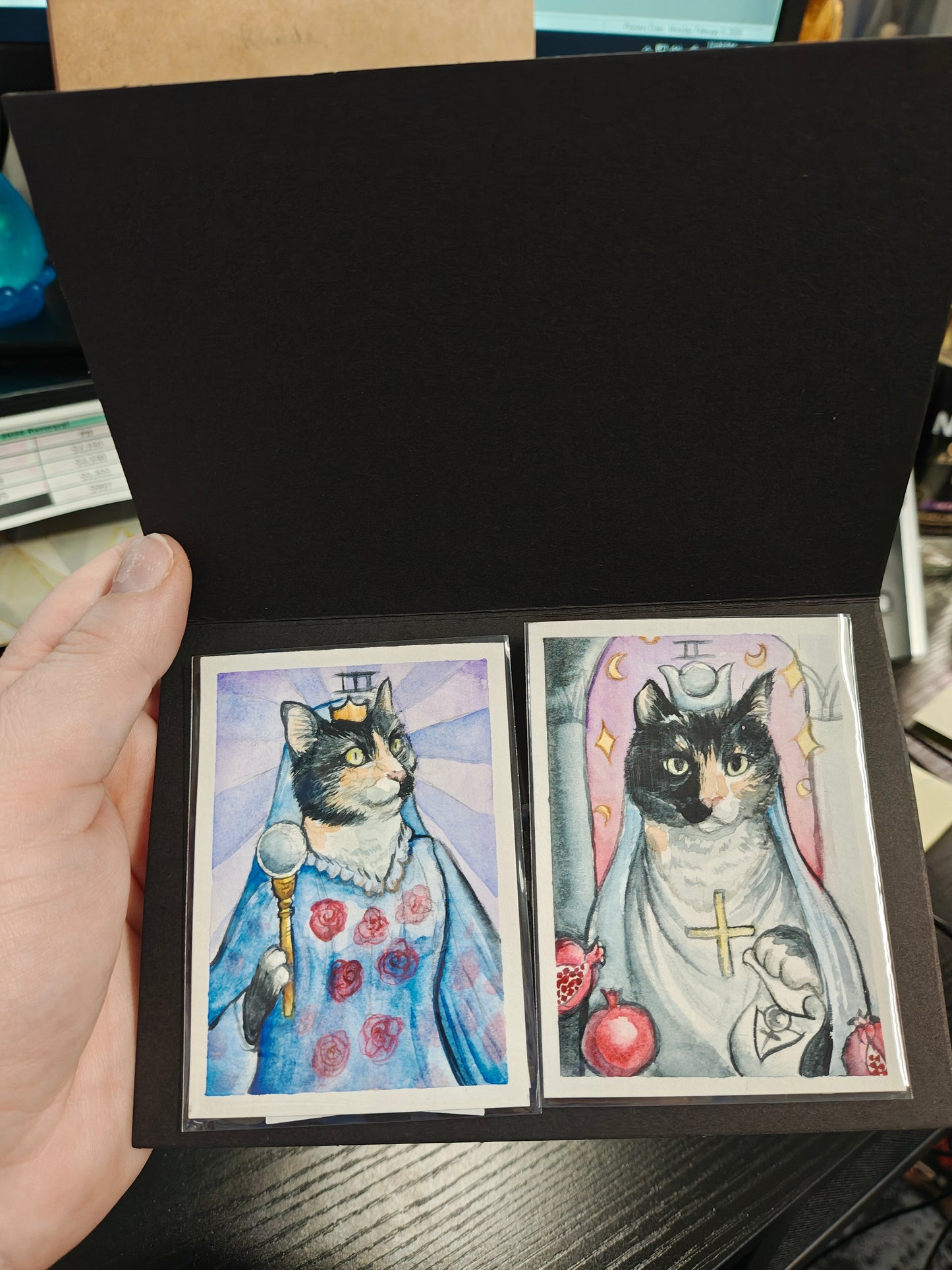 Custom Tarot Cat Portrait
