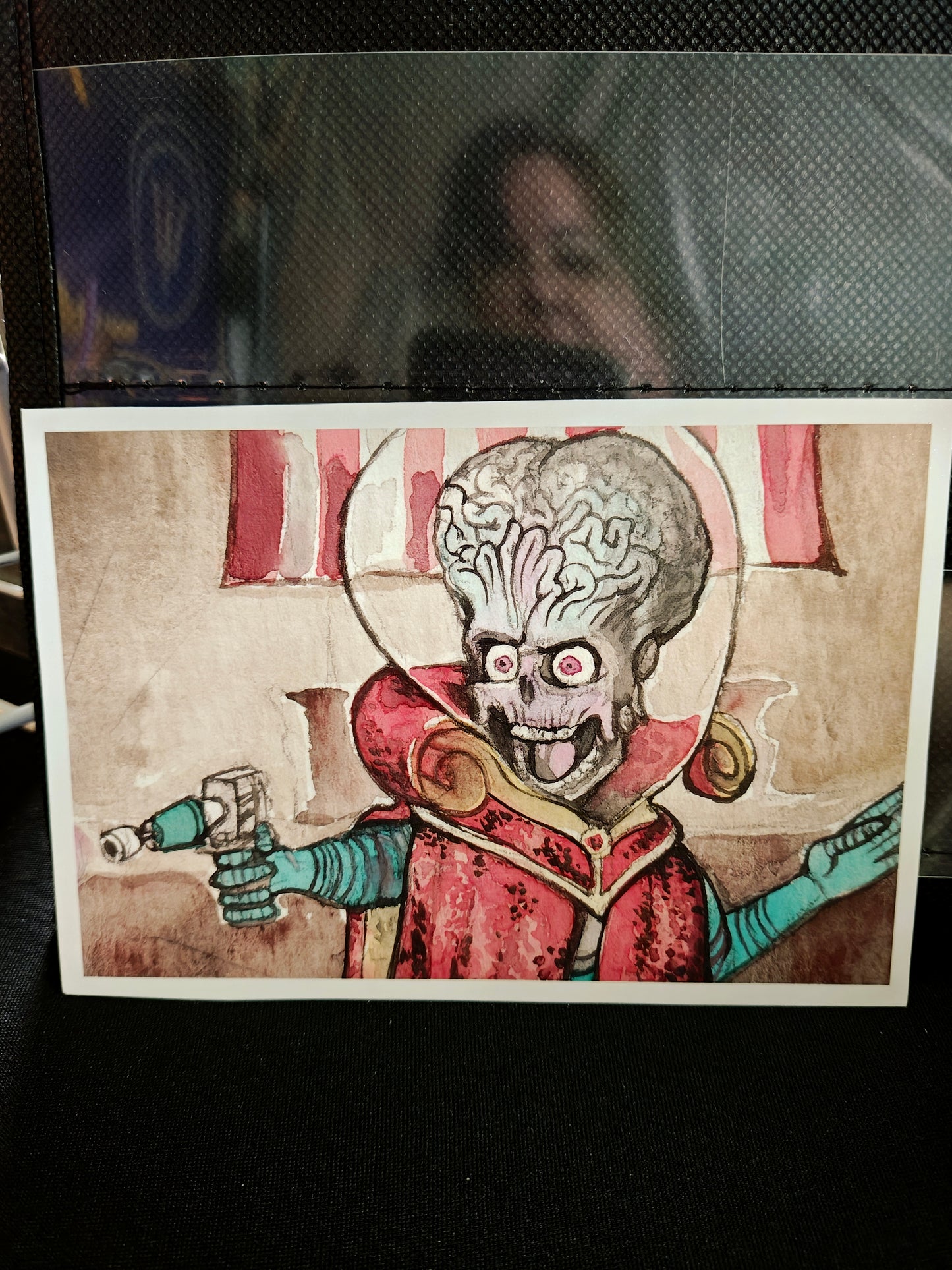 Martian from Mars Attacks Print