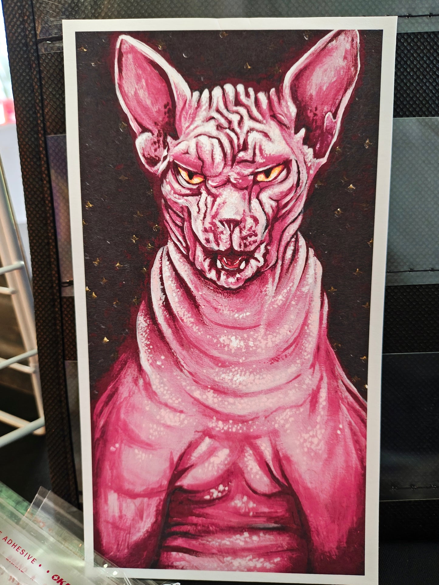 Naked Cat Print!