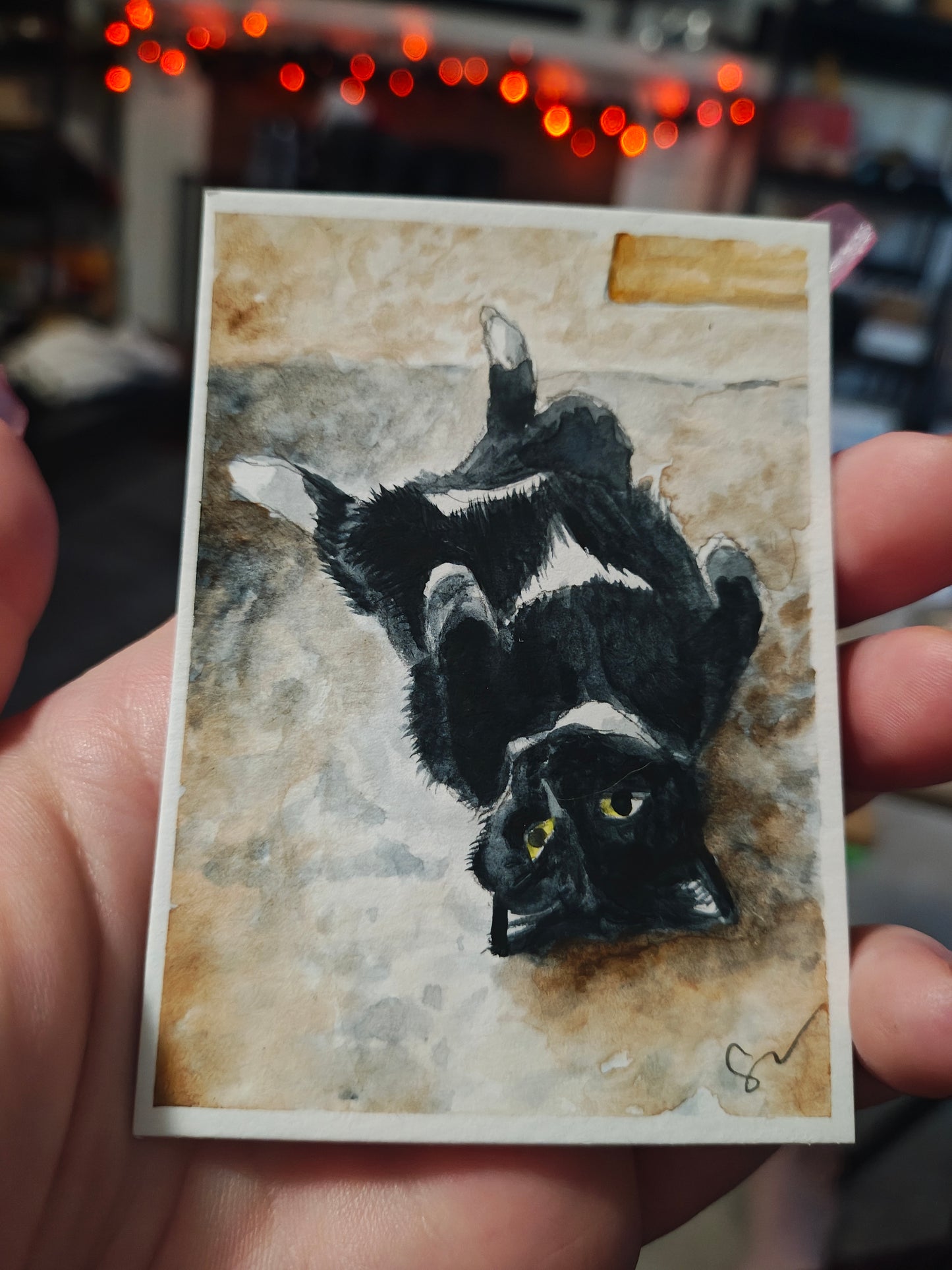 Tiny Custom Watercolor Pet Portrait
