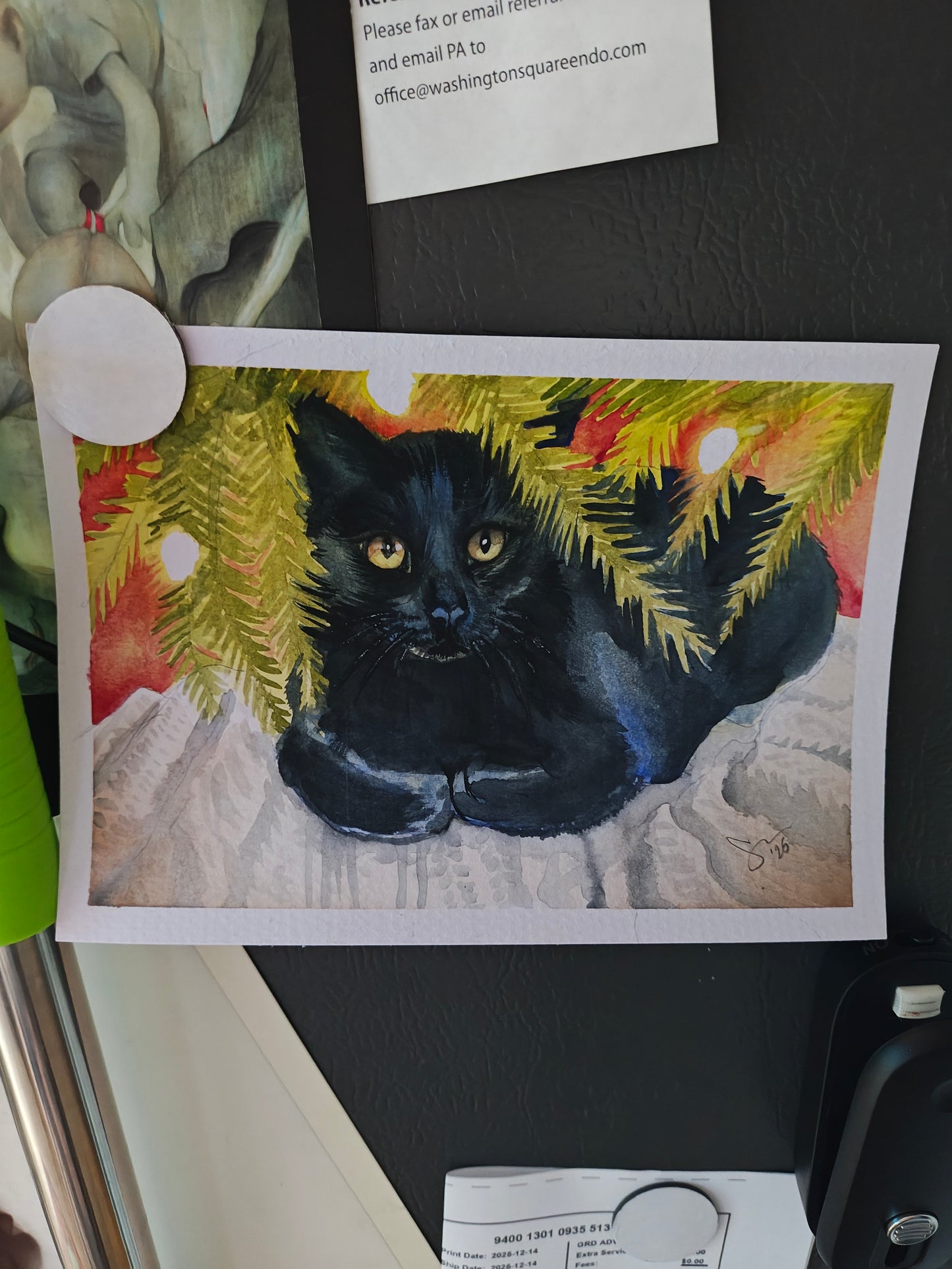 Small Custom Watercolor Pet Portrait