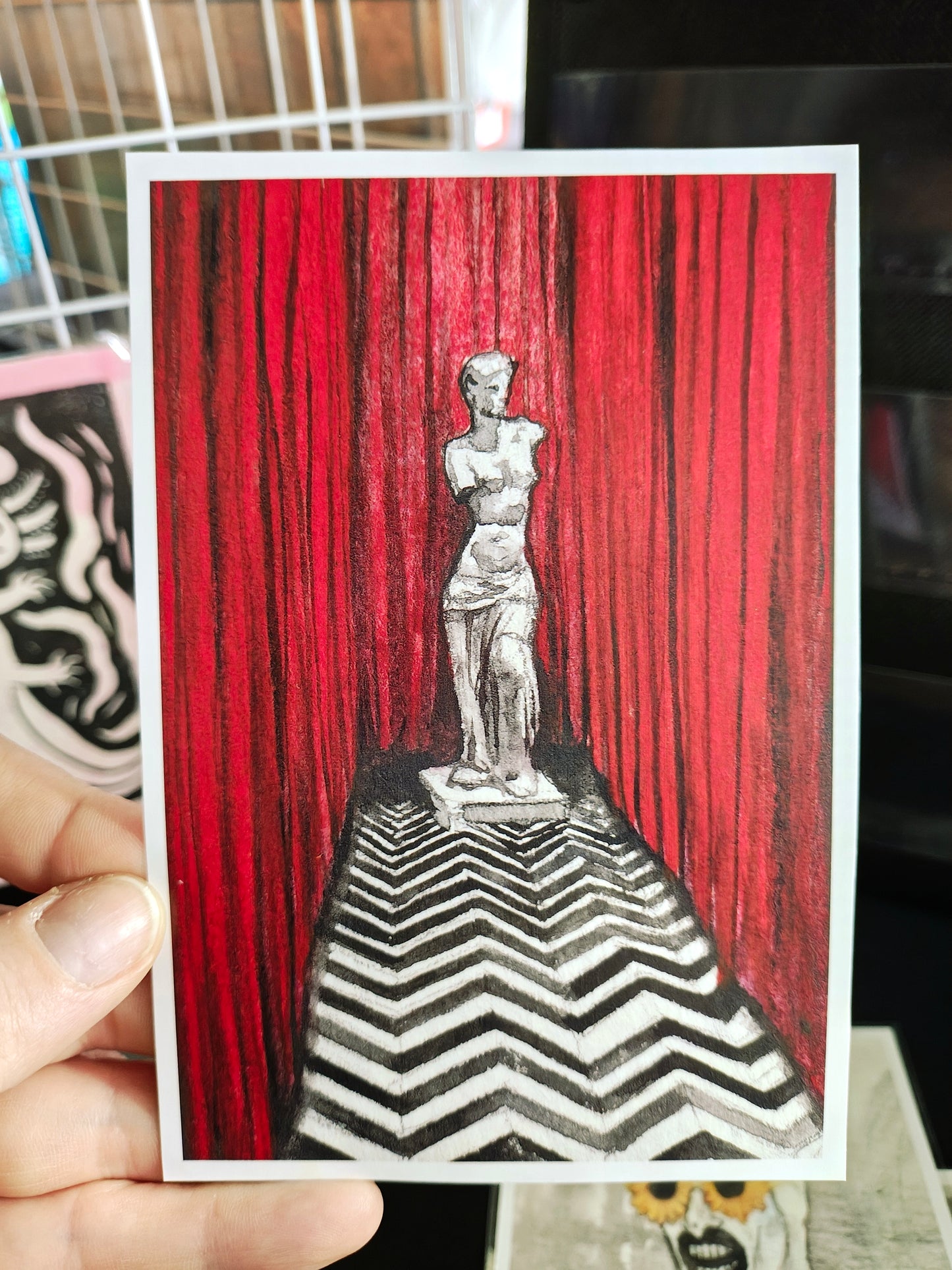 Iconic Twin Peaks Black Lodge Print
