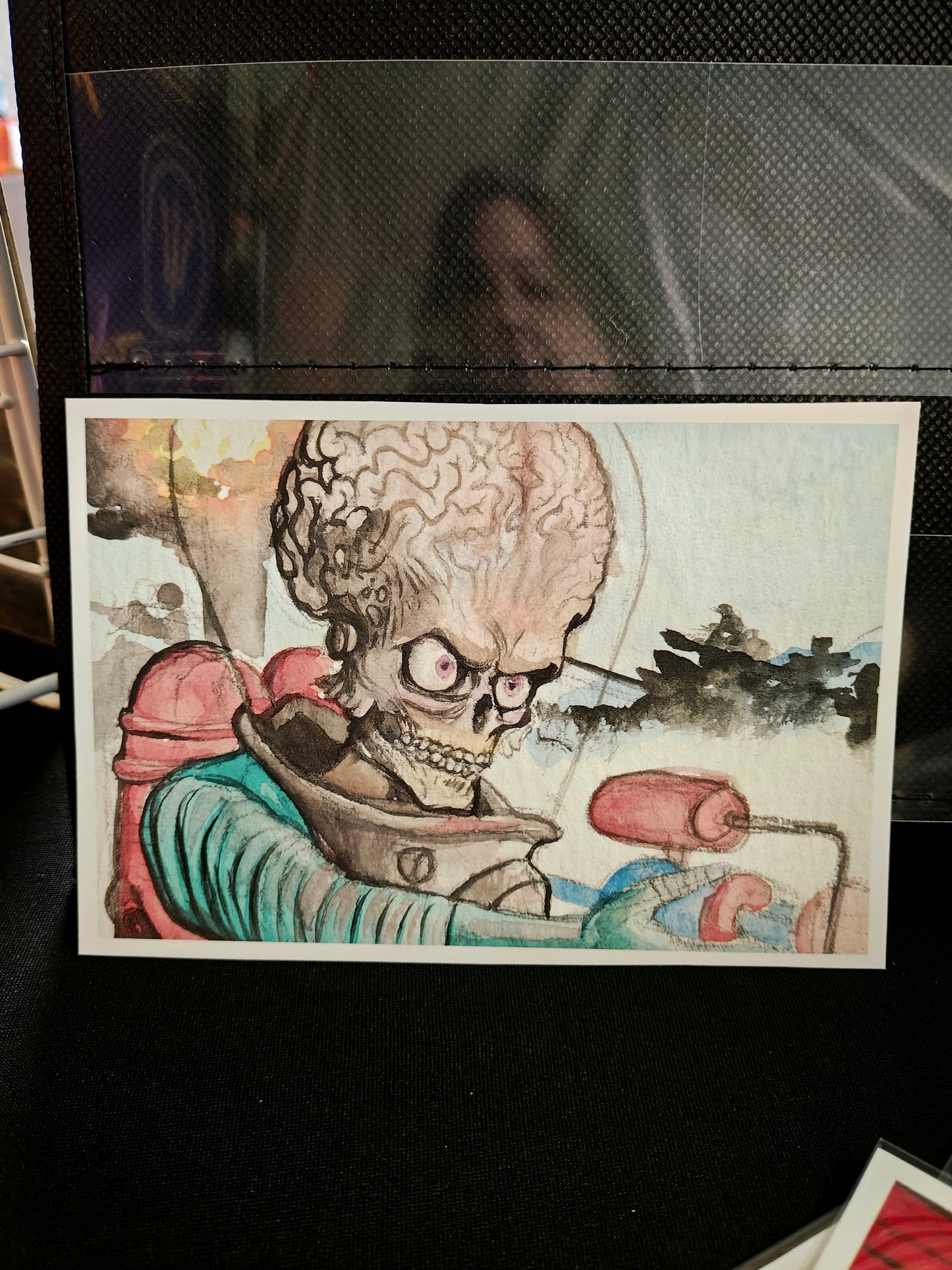 Martian from Mars Attacks Print