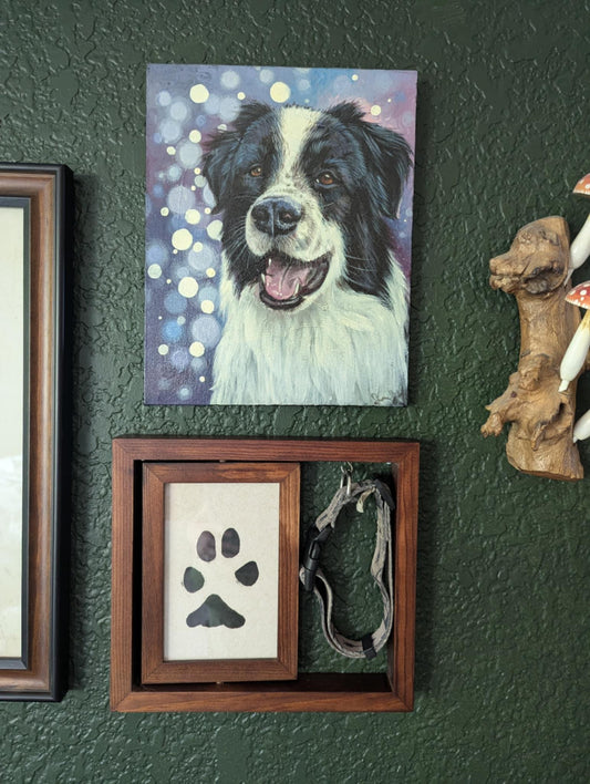 Medium Custom Acrylic Pet Portrait on Canvas