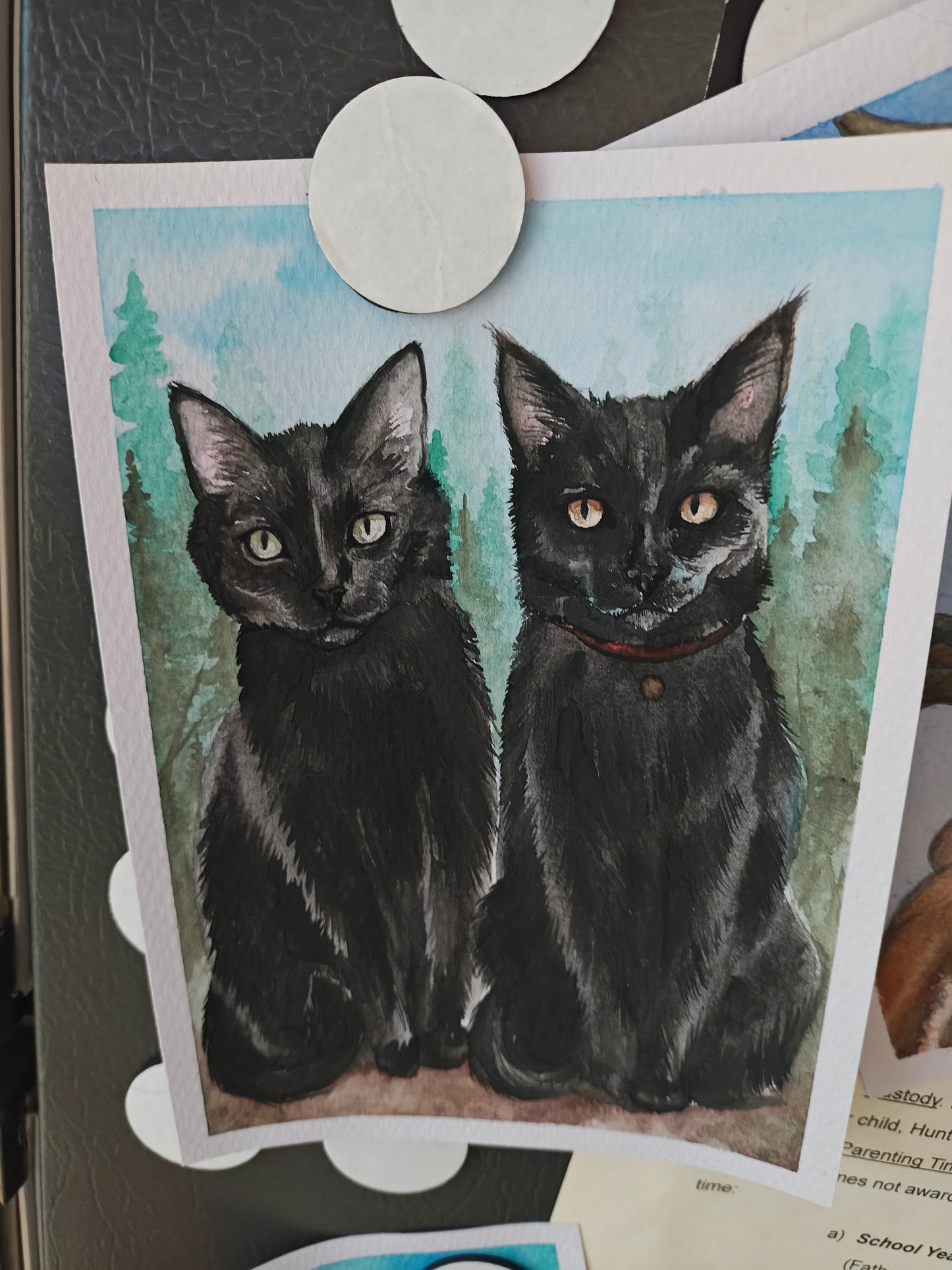 Small Custom Watercolor Pet Portrait