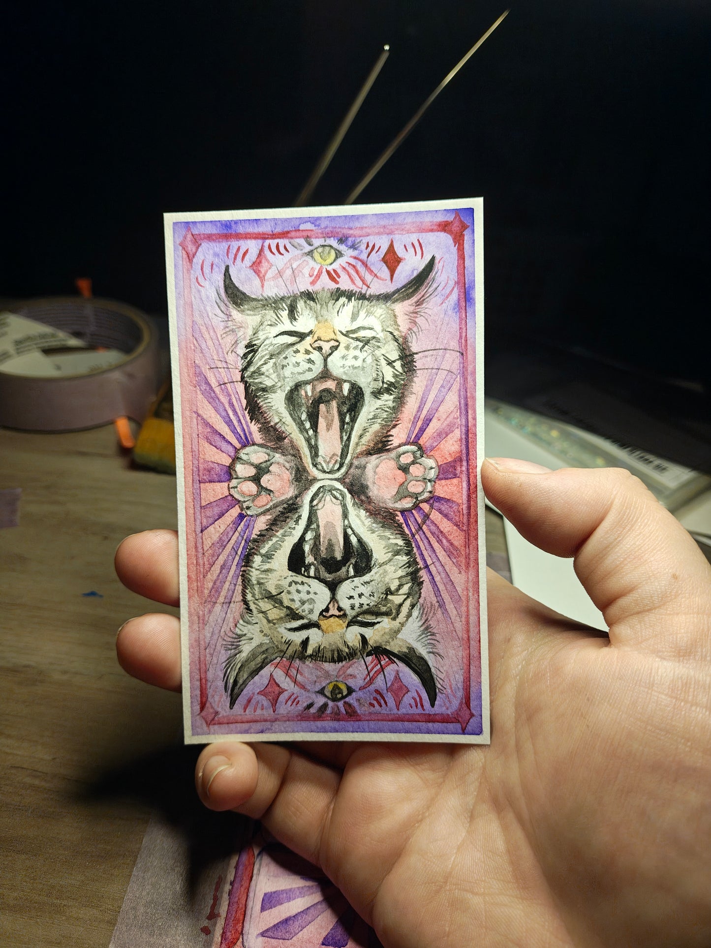 Whiskering Mews Tarot Blind Sticker Pack
