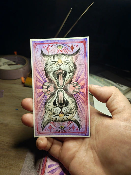 Whiskering Mews Tarot Blind Sticker Pack