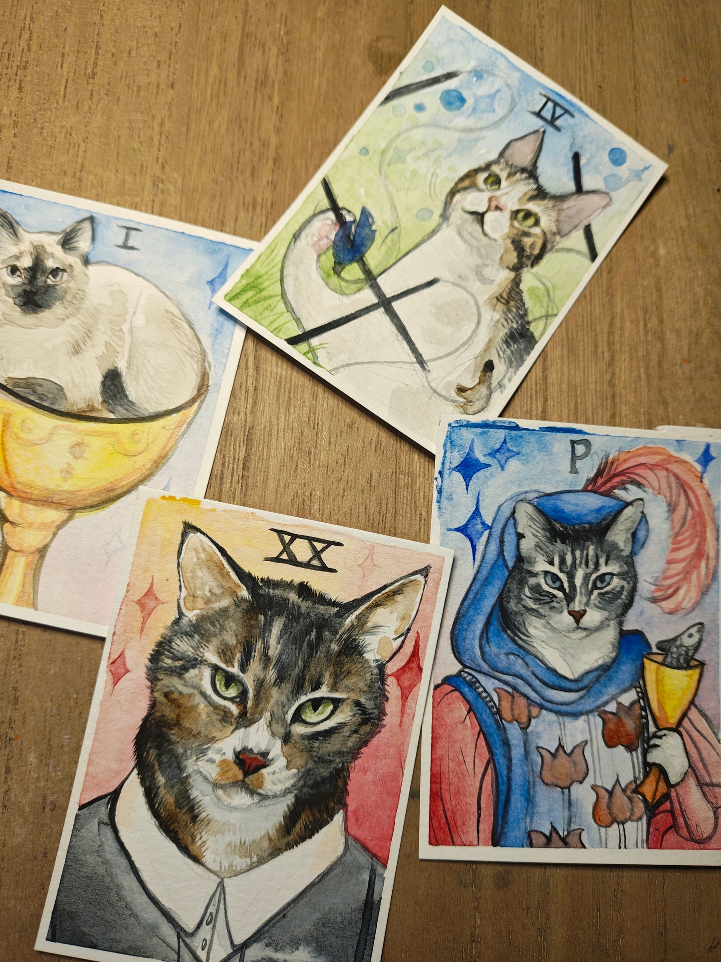 Custom Tarot Cat Portrait