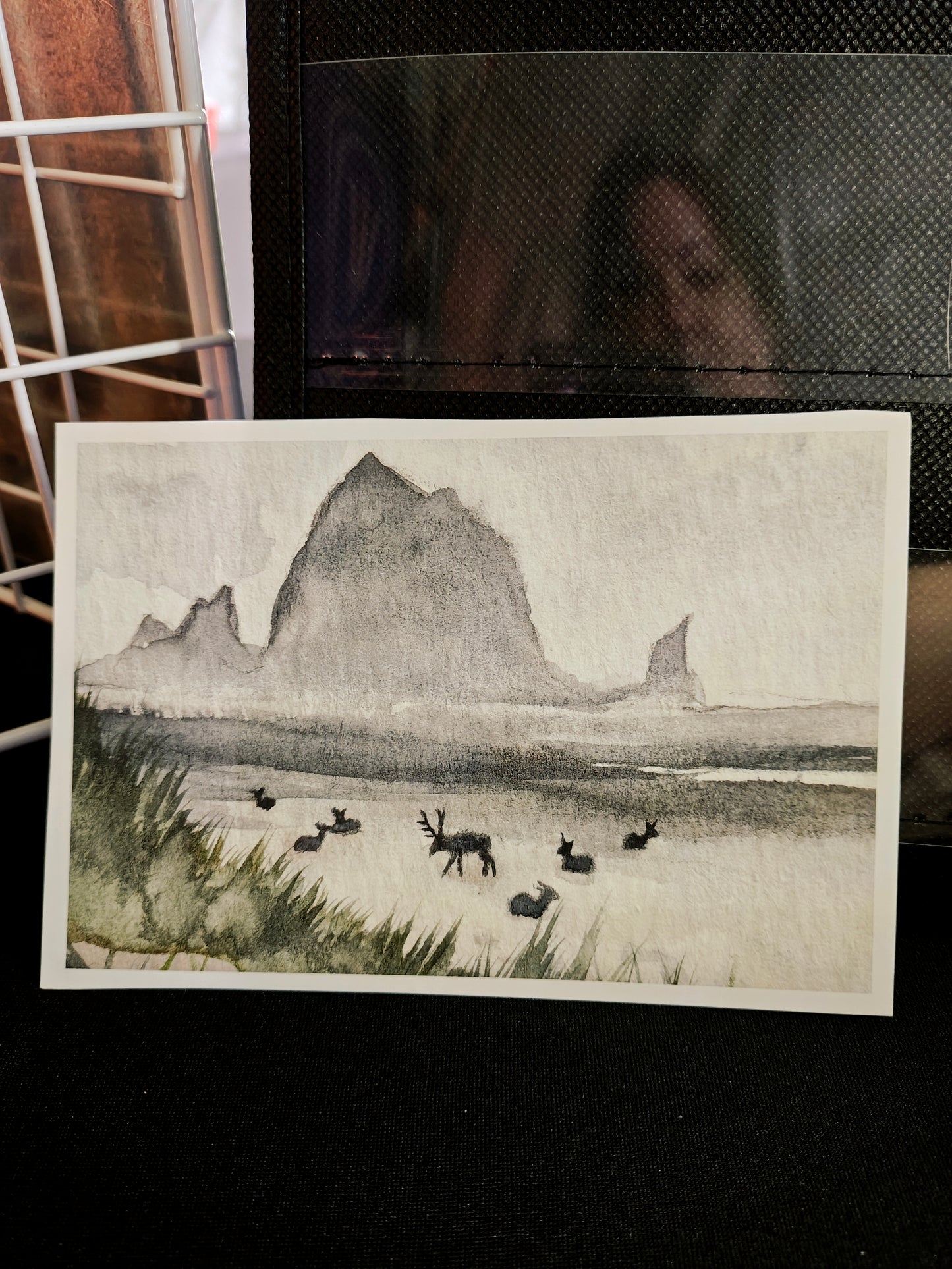Elk on Cannon Beach Print