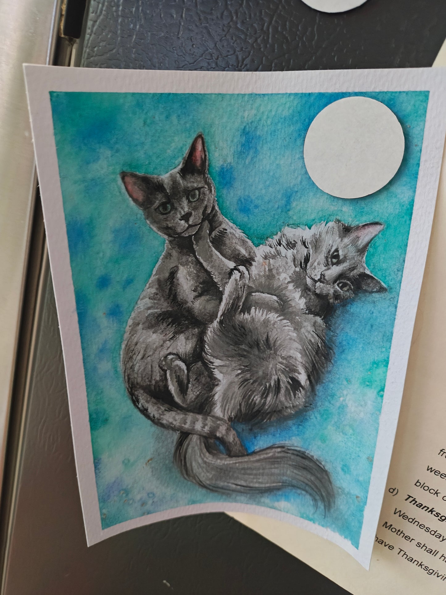 Small Custom Watercolor Pet Portrait
